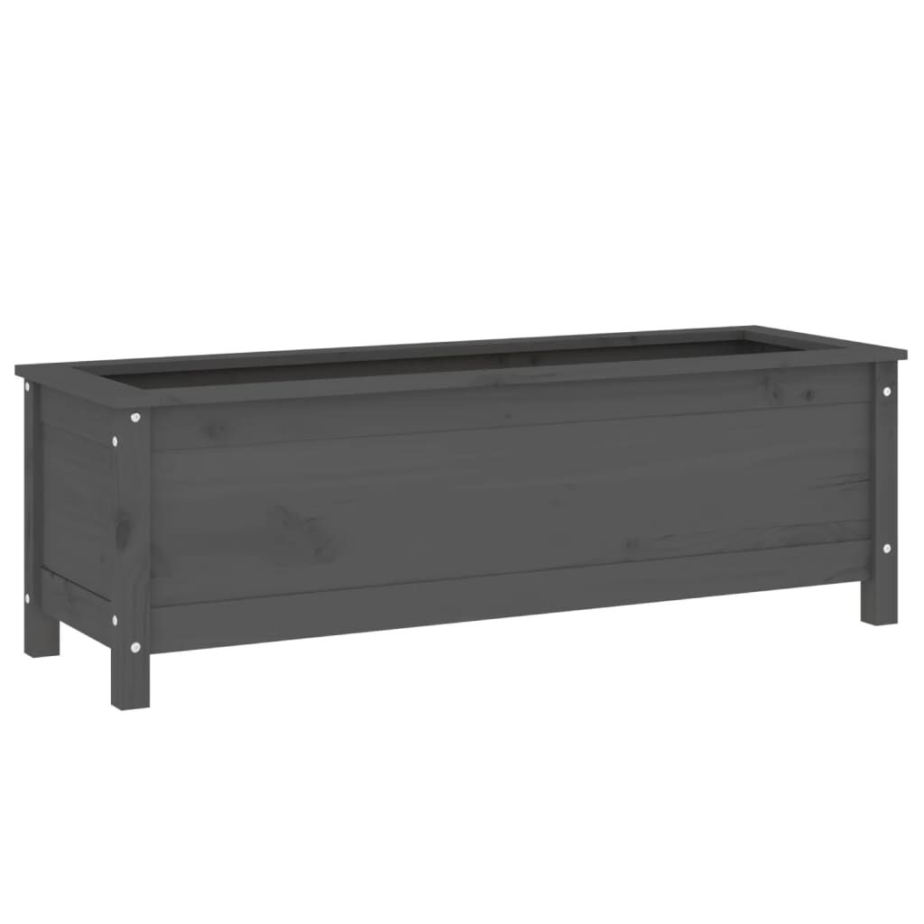 vidaXL Ζαρντινιέρα Υπερυψωμένη 119,5x40x39 εκ. από Μασίφ Ξύλο Πεύκου