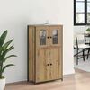 vidaXL Highboard Artisan Oak 62 x 32 x 106,5 &epsilon;&kappa; &Epsilon;&pi;&epsilon;&xi;&epsilon;&rho;&gamma;&alpha;&sigma;&mu;έ&nu;&omicron; &xi;ύ&lambda;&omicron;