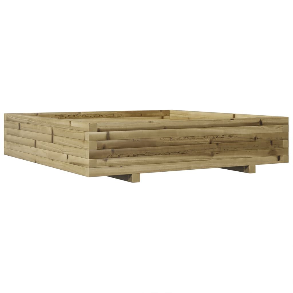 vidaXL Ζαρντινιέρα Κήπου 110x110x26,5 εκ. από Εμποτισμένο Ξύλο Πεύκου