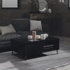 vidaXL Τραπεζάκι Σαλονιού Μαύρο 90 x 60 x 35 εκ. από Μοριοσανίδα