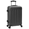 vidaXL Σετ Βαλίτσας με κλειδαριά 3 pcs Σκούρο γκρι 50 x 31 x 78 εκ