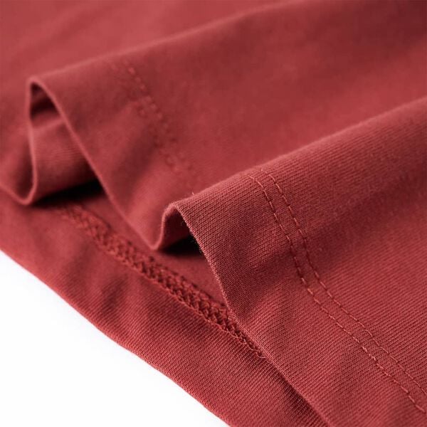 Μπλουζάκι Παιδικό Μακρυμάνικο Burnt Red Χρώμα 92
