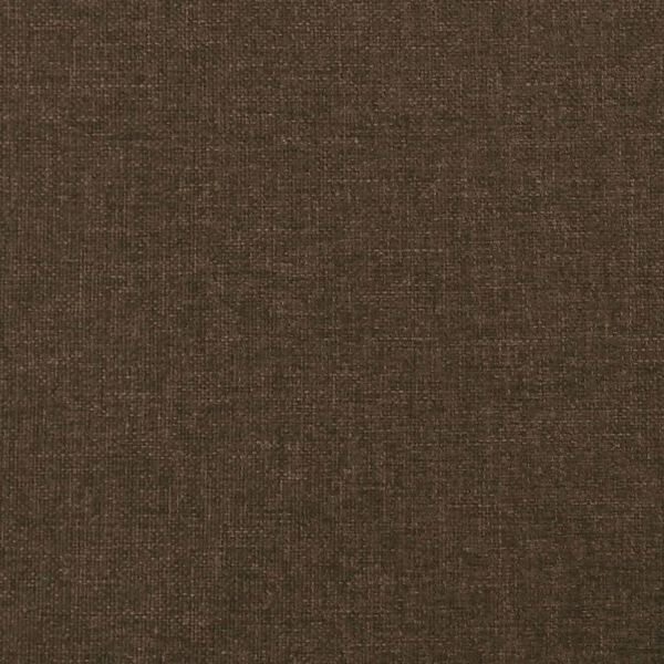 vidaXL Κεφαλάρι με Πτερύγια Σκούρο Καφέ 93 x 23 x 118/128εκ.Υφασμάτινο