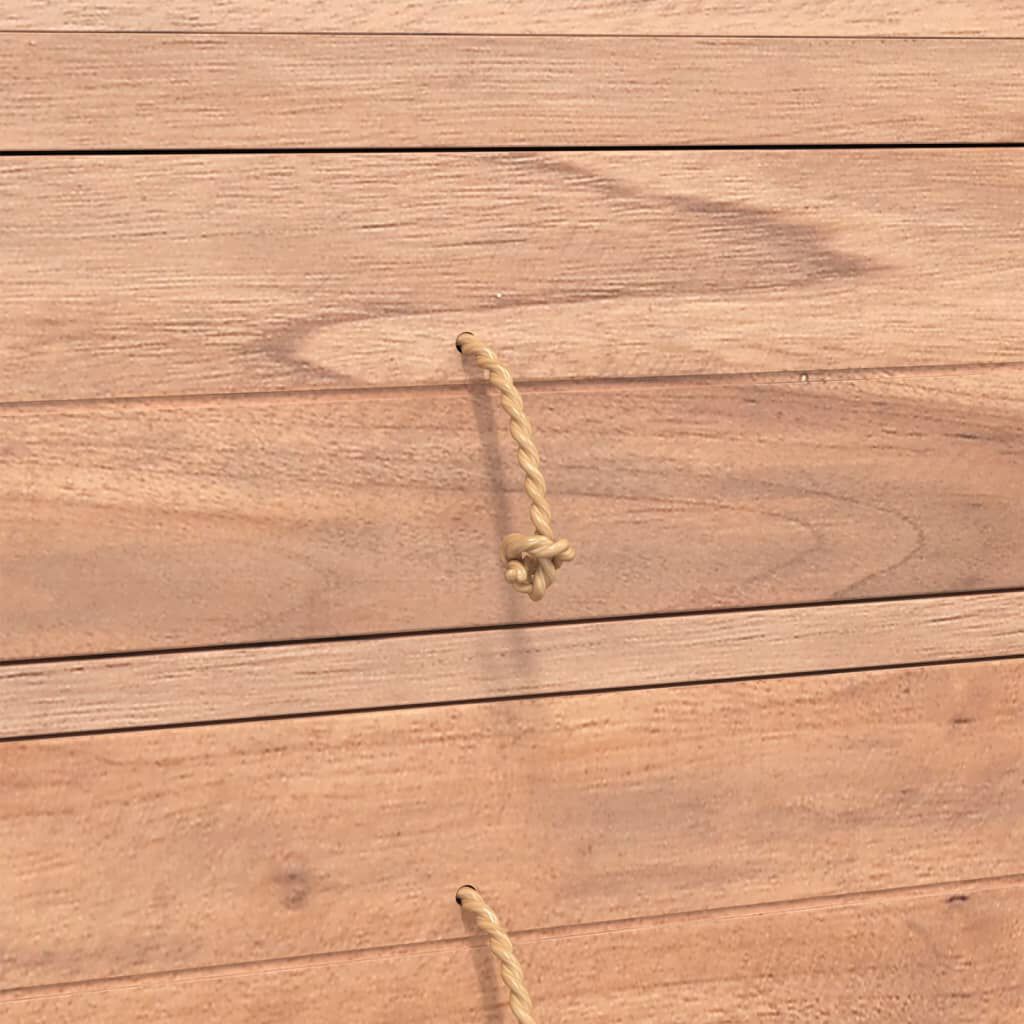 vidaXL Συρταριέρα 80 x 35 x 60 εκ. από Μασίφ Ξύλο teak