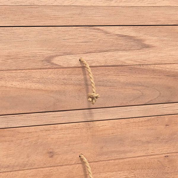 vidaXL Συρταριέρα 80 x 35 x 60 εκ. από Μασίφ Ξύλο teak