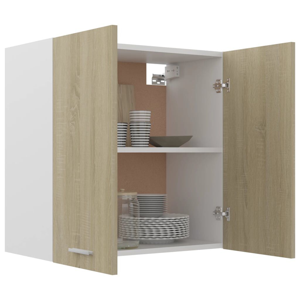 vidaXL Ντουλάπι Κρεμαστό Sonoma Δρυς 60 x 31 x 60 εκ. από Επεξ. Ξύλο