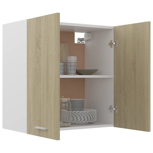 vidaXL Ντουλάπι Κρεμαστό Sonoma Δρυς 60 x 31 x 60 εκ. από Επεξ. Ξύλο