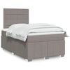 vidaXL &Kappa;&rho;&epsilon;&beta;ά&tau;&iota; Boxspring &mu;&epsilon; &Sigma;&tau;&rho;ώ&mu;&alpha; Taupe 120x190 &epsilon;&kappa;. &Upsilon;&phi;&alpha;&sigma;&mu;ά&tau;&iota;&nu;&omicron;
