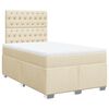 vidaXL &Kappa;&rho;&epsilon;&beta;ά&tau;&iota; Boxspring &mu;&epsilon; &Sigma;&tau;&rho;ώ&mu;&alpha; &Kappa;&rho;&epsilon;&mu; 120x190 &epsilon;&kappa;. &Upsilon;&phi;&alpha;&sigma;&mu;ά&tau;&iota;&nu;&omicron;