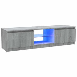 vidaXL Έ&pi;&iota;&pi;&lambda;&omicron; &Tau;&eta;&lambda;&epsilon;ό&rho;&alpha;&sigma;&eta;&sigmaf; &mu;&epsilon; LED &Gamma;&kappa;&rho;&iota; Sonoma 120x30x36 &epsilon;&kappa;.