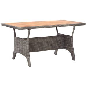 vidaXL &Tau;&rho;&alpha;&pi;έ&zeta;&iota; &Kappa;ή&pi;&omicron;&upsilon; &Gamma;&kappa;&rho;&iota; 120 x 70 x 66 &epsilon;&kappa;. &alpha;&pi;ό &Mu;&alpha;&sigma;ί&phi; &Xi;ύ&lambda;&omicron; &Alpha;&kappa;&alpha;&kappa;ί&alpha;&sigmaf;