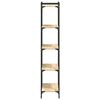 vidaXL Βιβλιοθήκη 5 Επιπέδων Sonoma Δρυς 60x30x154 εκ. Επεξεργ. Ξύλο