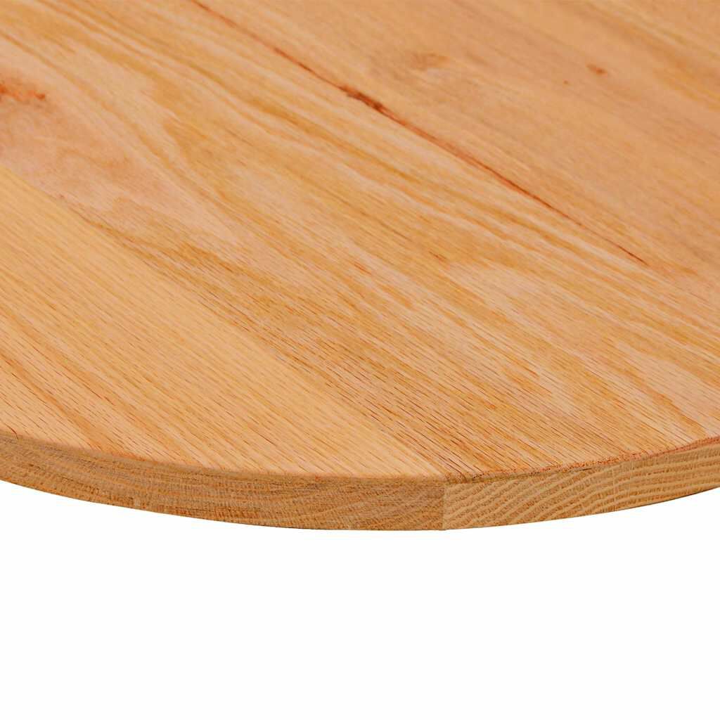 vidaXL Επιτραπέζια επιφάνεια Ανοιχτό Καφέ 80x40x2 εκ. Ξύλο Δρυός Οβάλ
