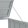 vidaXL Πλαίσιο Κάδου Απορριμμάτων 1 Κάδος Γκρι 72x81x115 εκ. Ατσάλι