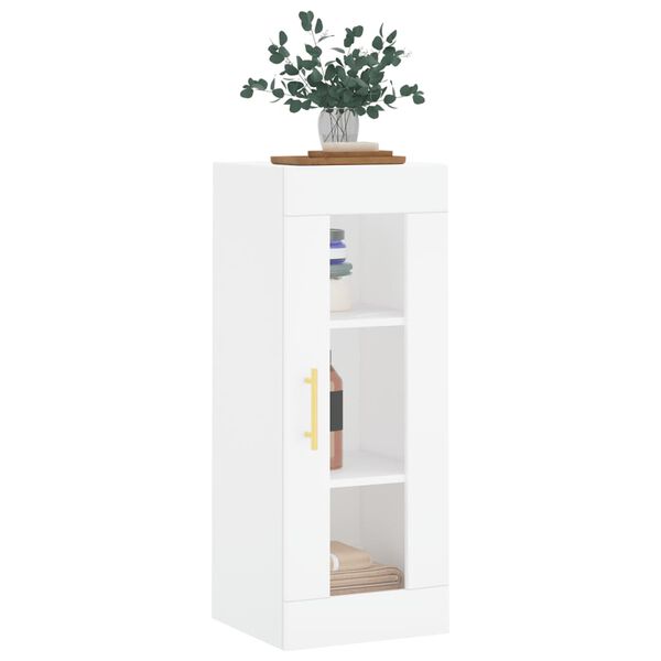 vidaXL Ντουλάπι Τοίχου Λευκό 34,5 x 34 x 90 εκ.