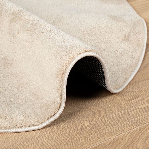 vidaXL Χαλί HUARTE Μπεζ 100 x 200 cm Πολυεστέρας