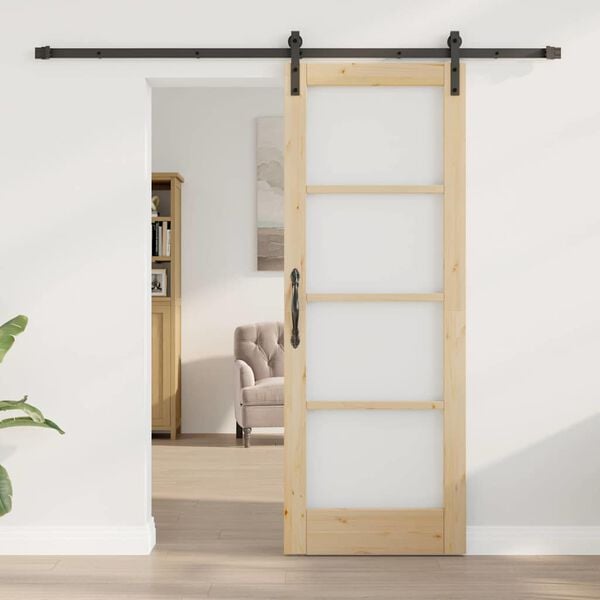 vidaXL Συρόμενη Πόρτα Άλλο ORKDAL Καφέ 73.5 x 198.5 εκ.