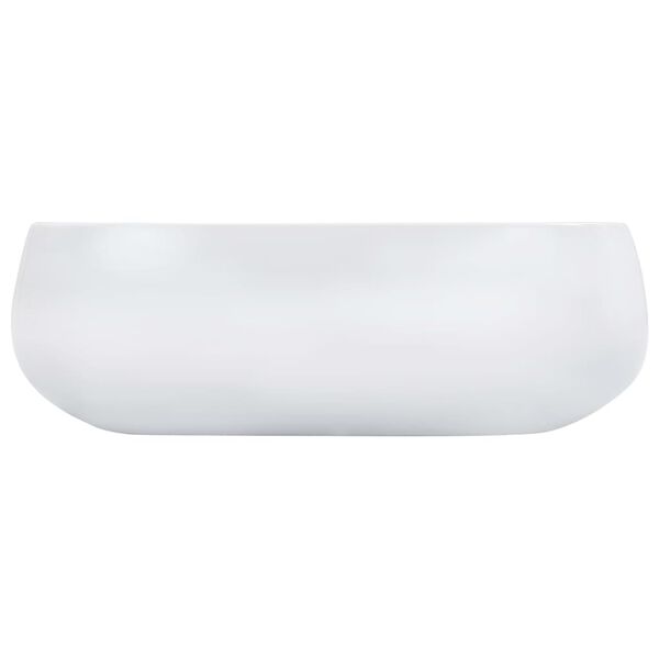 vidaXL Νιπτήρας Λευκός 44,5 x 39,5 x 14,5 εκ. Κεραμικός