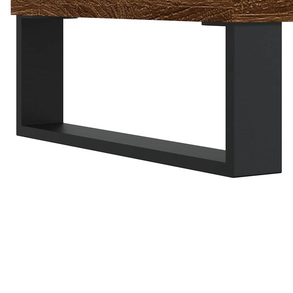 vidaXL Ντουλάπι Μπάνιου Καφέ Δρυς 80 x 33 x 60 εκ. Επεξεργασμένο Ξύλο