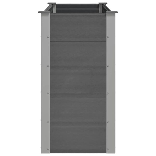 vidaXL Ζαρντινιέρα Υπερυψωμένη Γκρι 150 x 50 x 91 εκ. από WPC