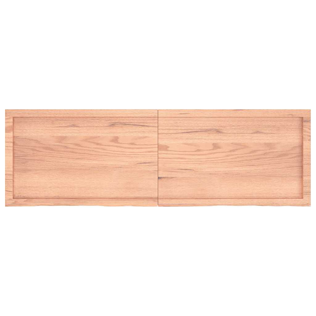 vidaXL Επιφ Τραπεζιού Αν Καφέ 160x50x(2-4)εκ. Επεξ. Μασίφ Ξύλο Δρυός
