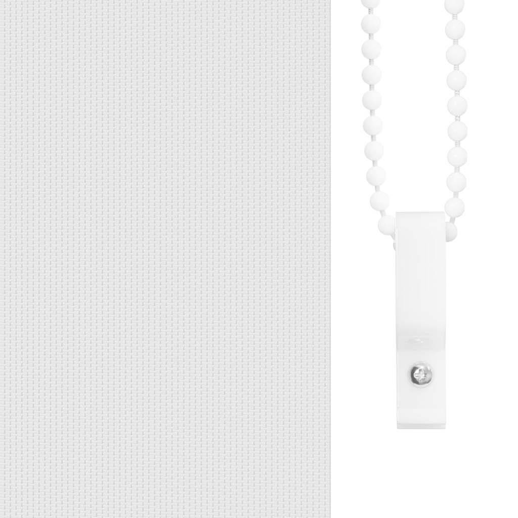 vidaXL Ρολέρ Μπλακάουτ Λευκό 160x150 εκ. Πλάτος υφάσματος 156,6εκ.