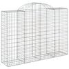 vidaXL Συρματοκιβώτια Τοξωτά 8 τεμ. 200x50x140/160 εκ. Γαλβαν. Ατσάλι