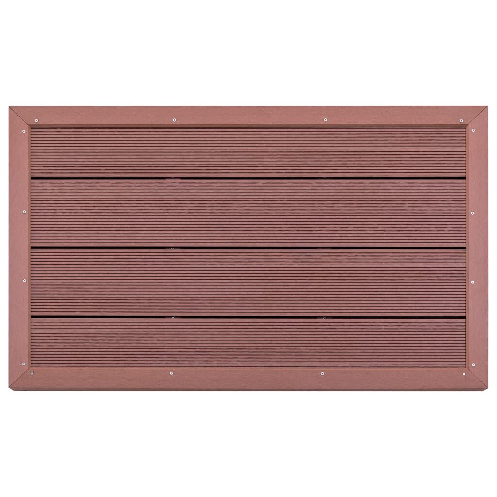 vidaXL Πάτωμα για Ηλιακή Ντουζιέρα Καφέ 101 x 63 x 5,5 εκ. από WPC