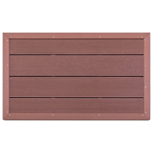 vidaXL Πάτωμα για Ηλιακή Ντουζιέρα Καφέ 101 x 63 x 5,5 εκ. από WPC