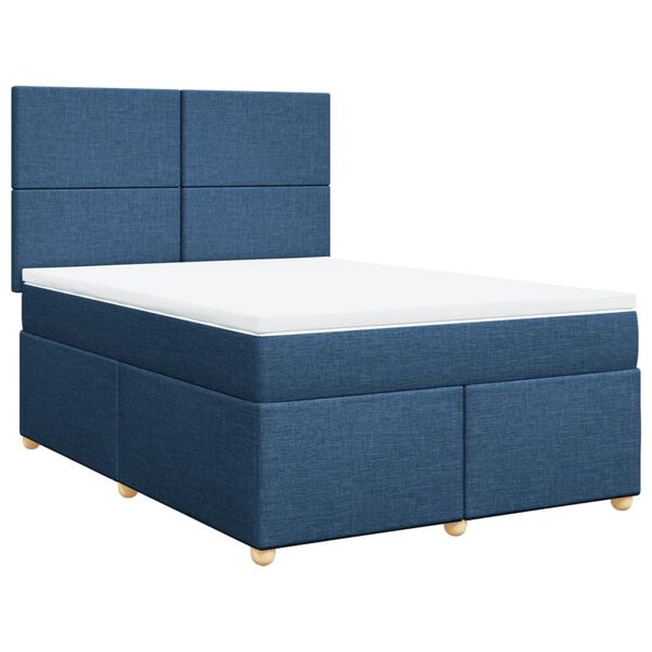 vidaXL &Kappa;&rho;&epsilon;&beta;ά&tau;&iota; Boxspring &mu;&epsilon; &Sigma;&tau;&rho;ώ&mu;&alpha; &Mu;&pi;&lambda;&epsilon; 160x200 &epsilon;&kappa;. &Upsilon;&phi;&alpha;&sigma;&mu;ά&tau;&iota;&nu;&omicron;