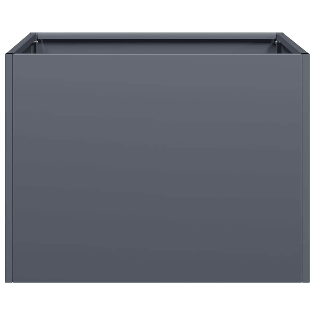 vidaXL Ζαρντινιέρα Ανθρακί 40x40x30 εκ. από Χάλυβα