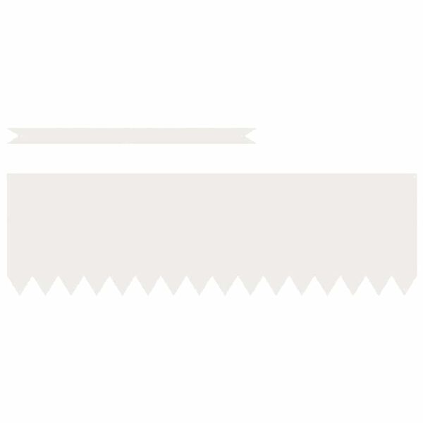 vidaXL Περίγραμμα γκαζόν 20 pcs Λευκό 100 x 0.05 x 20 εκ