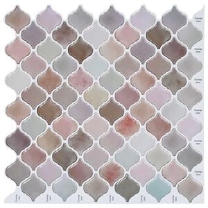 vidaXL Tile &Lambda;&alpha;&mu;&pi;&tau;ή&rho;&alpha; 50 pcs &Mu;&pi;&epsilon;&zeta; 27 x 27 &epsilon;&kappa;. &Pi;&omicron;&lambda;&upsilon;&omicron;&upsilon;&rho;&epsilon;&theta;ά&nu;&eta; &kappa;&alpha;&iota; PET
