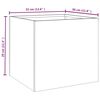 vidaXL Ζαρντινιέρες 2τεμ. 32x30x29εκ Ατσάλι Σκληρυθέν στον Αέρα