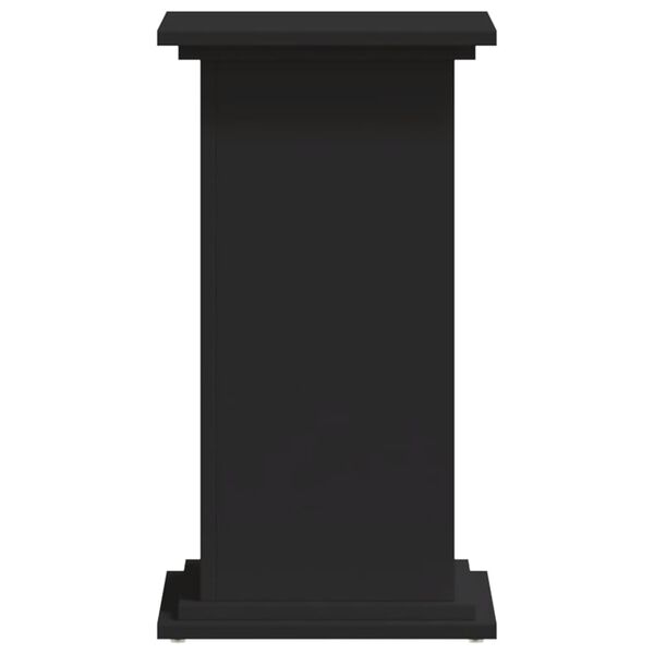 vidaXL Βάση Γλάστρας Μαύρη 33x33x60 εκ. από Επεξεργασμένο Ξύλο