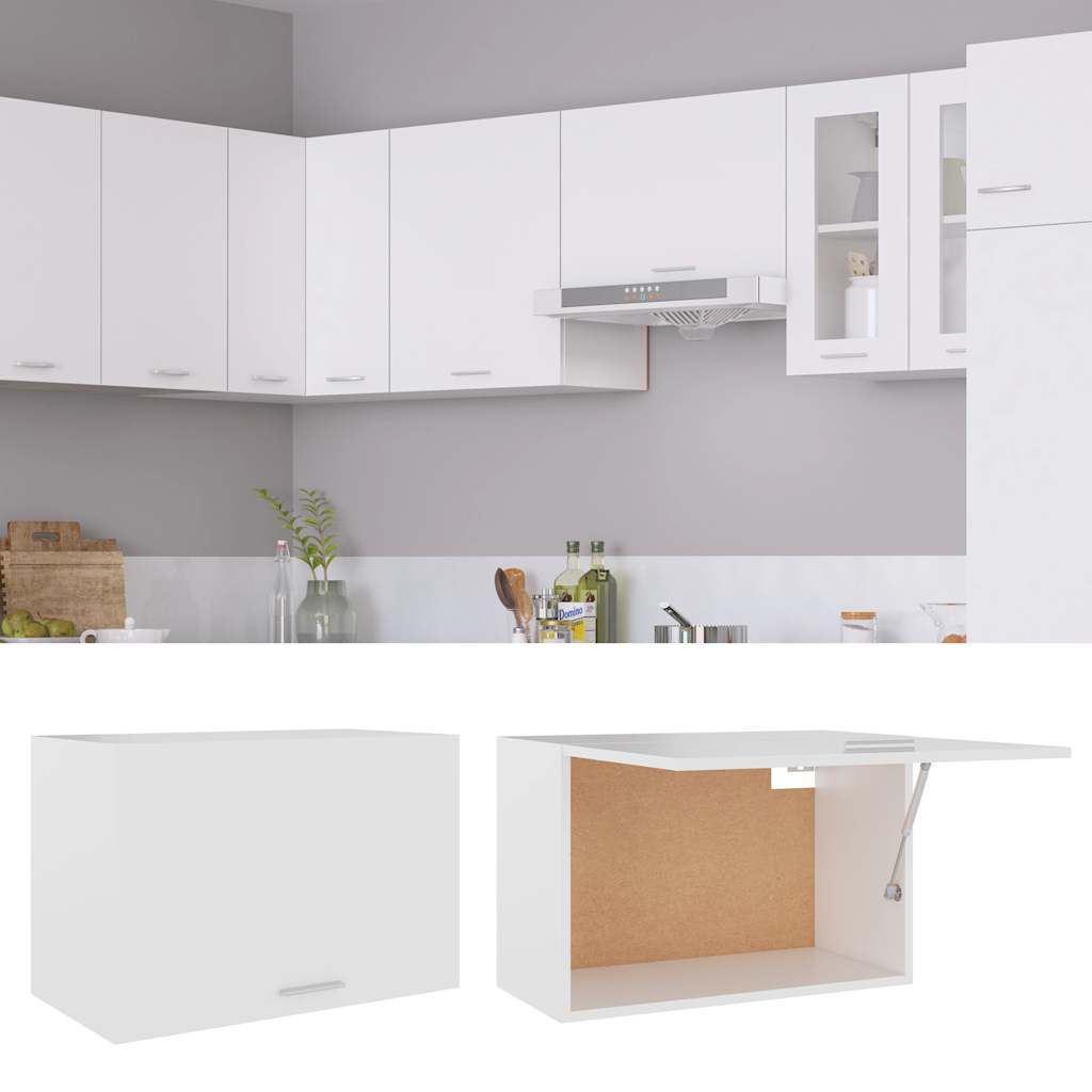 vidaXL Ντουλάπι Κρεμαστό Lyon Lyon Λευκό 60x31x40 εκ. από Επεξ. Ξύλο