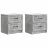 vidaXL &Kappa;&omicron;&mu;&omicron;&delta;ί&nu;&omicron; 2 &tau;&epsilon;&mu;. &Gamma;&kappa;&rho;&iota; &Sigma;&kappa;&upsilon;&rho;&omicron;&delta;έ&mu;&alpha;&tau;&omicron;&sigmaf; 43 x 34,5 x 44,5 &epsilon;&kappa;