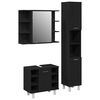 vidaXL &Sigma;&epsilon;&tau; &Epsilon;&pi;ί&pi;&lambda;&omega;&nu; &Mu;&pi;ά&nu;&iota;&omicron;&upsilon; &mu;&epsilon; &rho;ά&phi;&iota; 3 pcs &Mu;&alpha;ύ&rho;&omicron; 30 x 30 x 179,5 &epsilon;&kappa;