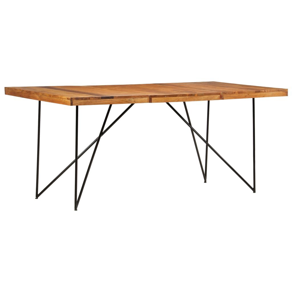 vidaXL Τραπεζαρία 180 x 90 x 76 εκ. από Μασίφ Ξύλο Ακακίας