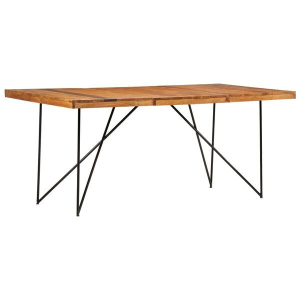 vidaXL Τραπεζαρία 180 x 90 x 76 εκ. από Μασίφ Ξύλο Ακακίας