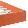 vidaXL Σκελετός Κρεβατιού Καφέ κεριού 80 x 220 cm Μασίφ ξύλο πεύκου