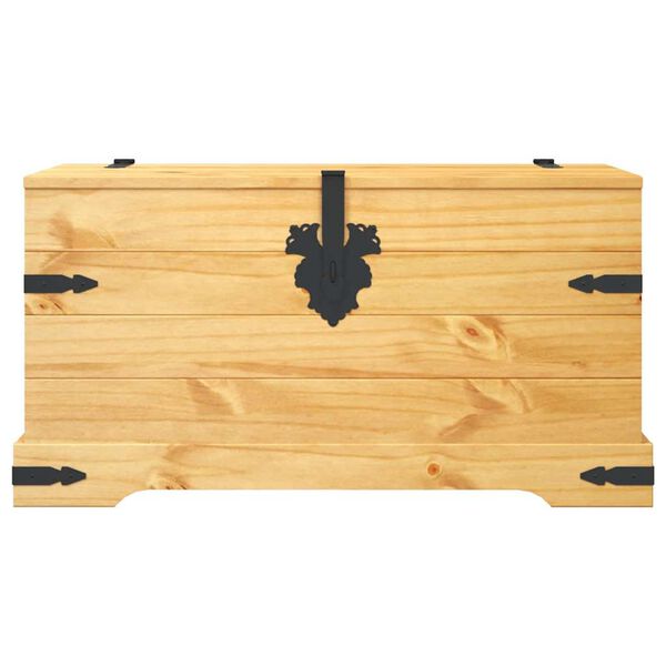 vidaXL Μπαούλο Μεξικάνικο Στιλ Corona 91 x 49,5 x 47 εκ. Ξύλο Πεύκου
