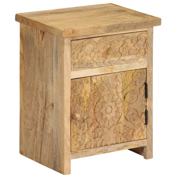 vidaXL Κομοδίνο 40 x 30 x 50 εκ. από Μασίφ Ξύλο Μάνγκο
