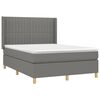 vidaXL &Kappa;&rho;&epsilon;&beta;ά&tau;&iota; Boxspring &mu;&epsilon; &Sigma;&tau;&rho;ώ&mu;&alpha; &Sigma;&kappa;&omicron;ύ&rho;&omicron; &Gamma;&kappa;&rho;&iota; 140x190 &epsilon;&kappa;. &Upsilon;&phi;&alpha;&sigma;&mu;ά&tau;&iota;&nu;&omicron;