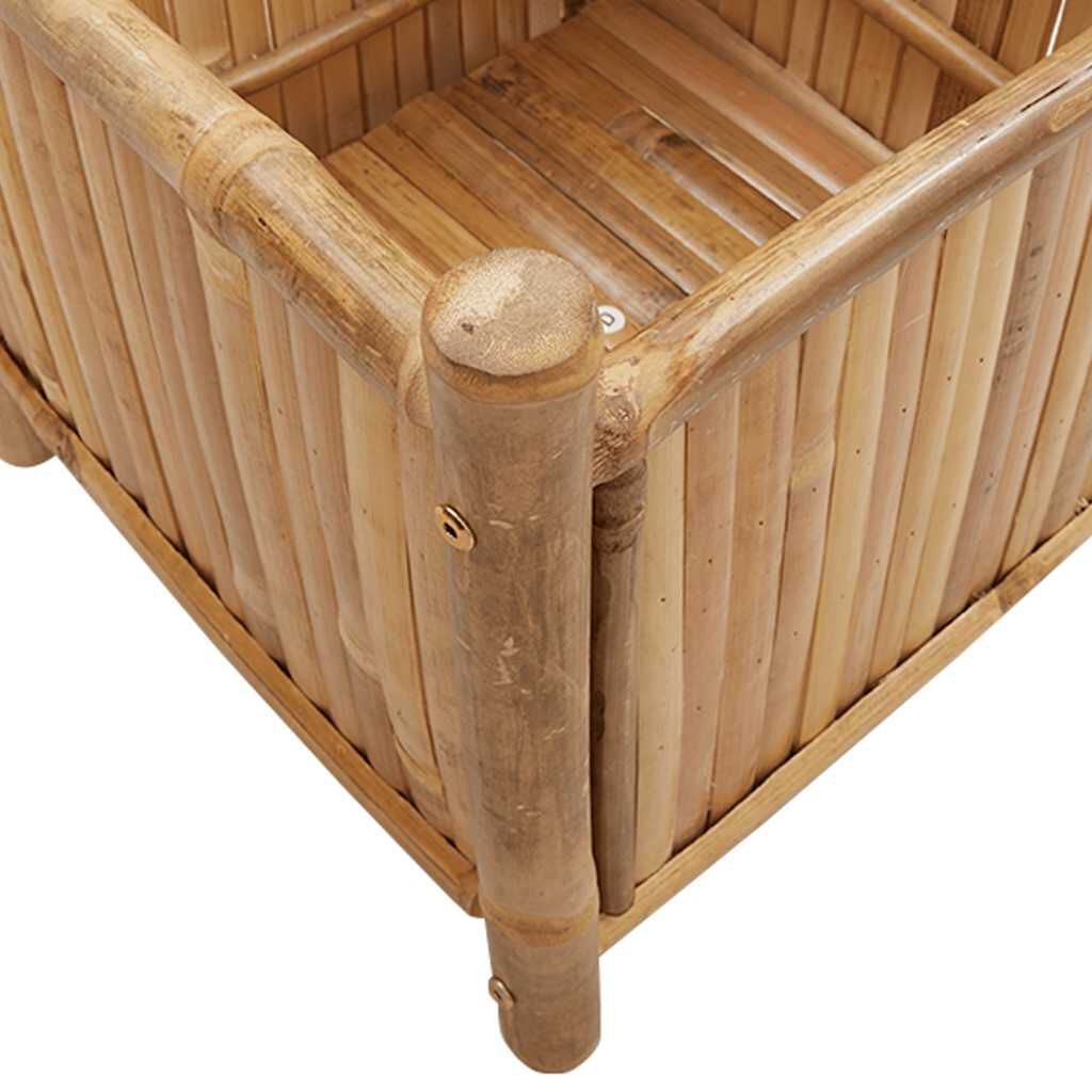 vidaXL Ζαρντινιέρα 50x50x50 εκ. από Μπαμπού