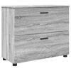 vidaXL Σετ Επίπλων Μπάνιου με ράφι 5 pcs Γκρι sonoma 30 x 35 x 192 εκ.