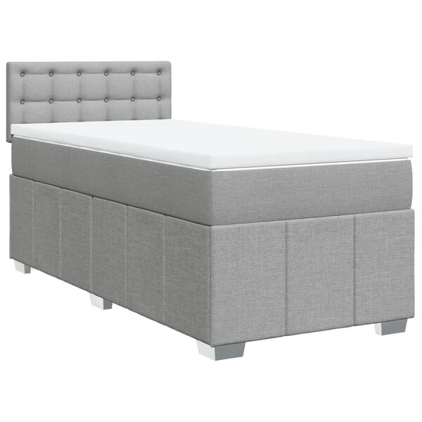 vidaXL &Kappa;&rho;&epsilon;&beta;ά&tau;&iota; Boxspring &mu;&epsilon; &Sigma;&tau;&rho;ώ&mu;&alpha; &Alpha;&nu;&omicron;&iota;&chi;&tau;ό &Gamma;&kappa;&rho;&iota; 80x200 &epsilon;&kappa;. &Upsilon;&phi;&alpha;&sigma;&mu;ά&tau;&iota;&nu;&omicron;