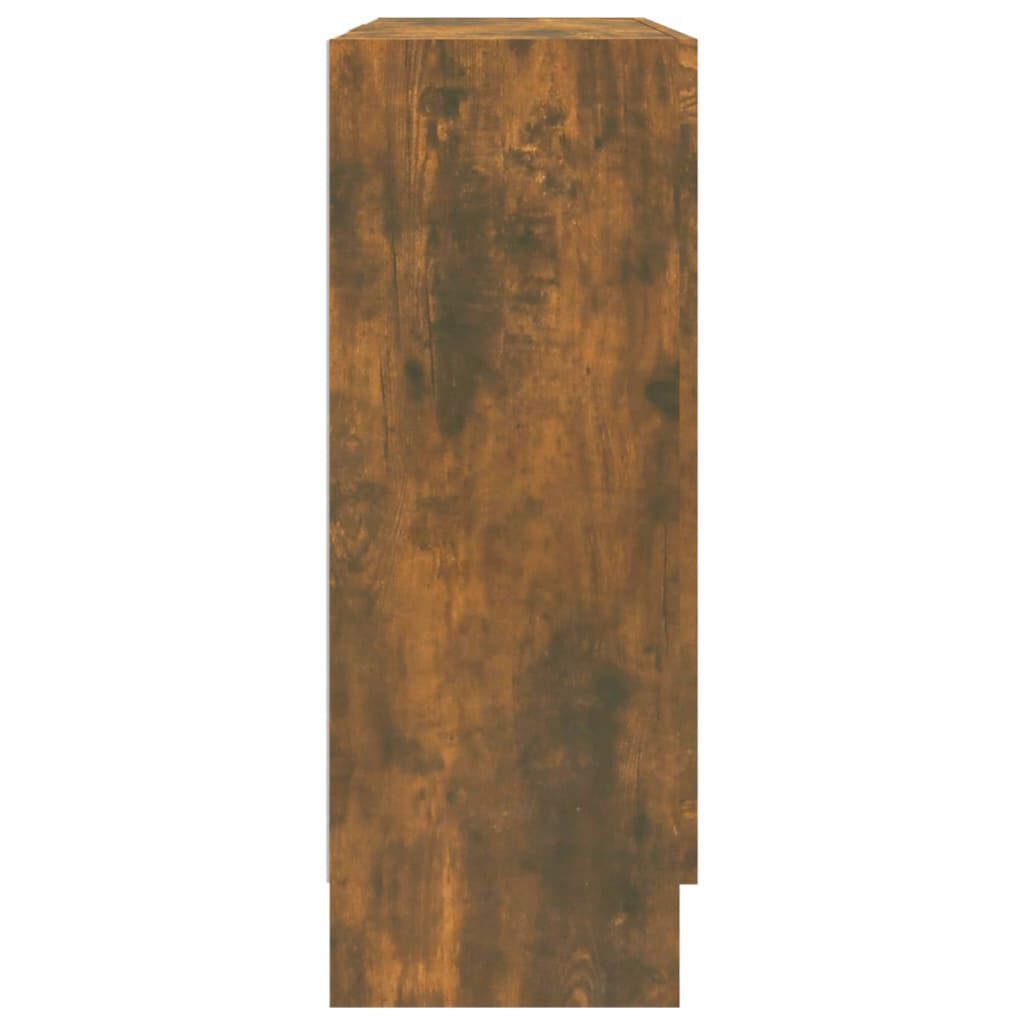 vidaXL Βιτρίνα Καπνιστή Δρυς 82,5x30,5x80 εκ. από Επεξεργασμένο Ξύλο
