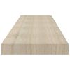 vidaXL Ράφια Τοίχου 4 τεμ. Χρώμα Δρυός 120 x 23,5 x 3,8 εκ. MDF