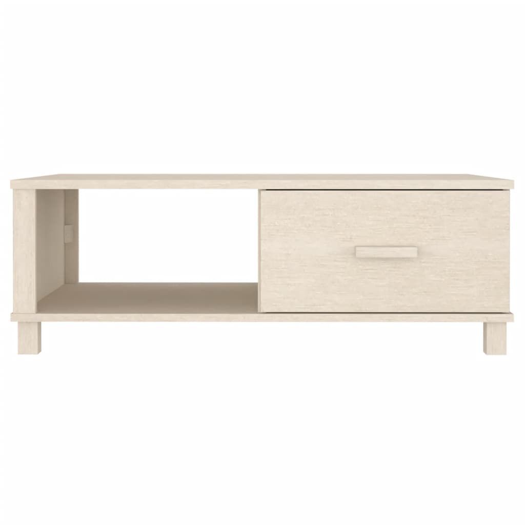 vidaXL Τραπεζάκι Σαλονιού HAMAR Μελί 100x55x35 εκ. Μασίφ Ξύλο Πεύκου